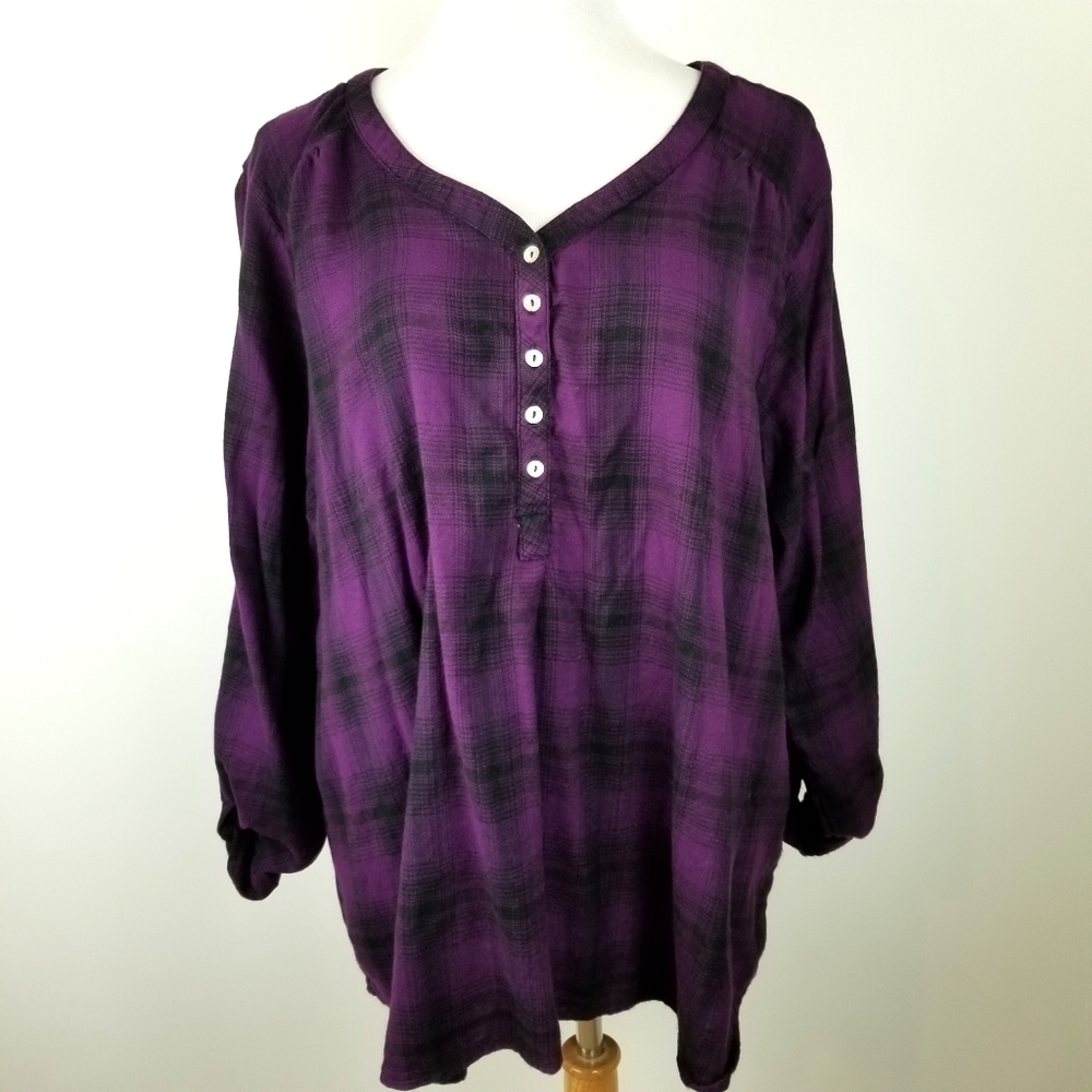 Rebecca Malone Plus Size shirt, sz 3X